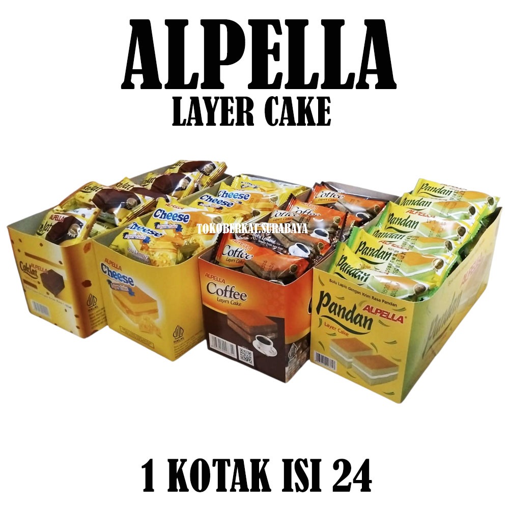 

ALPELLA LAYER CAKE BOLU LAPIS ISI 24