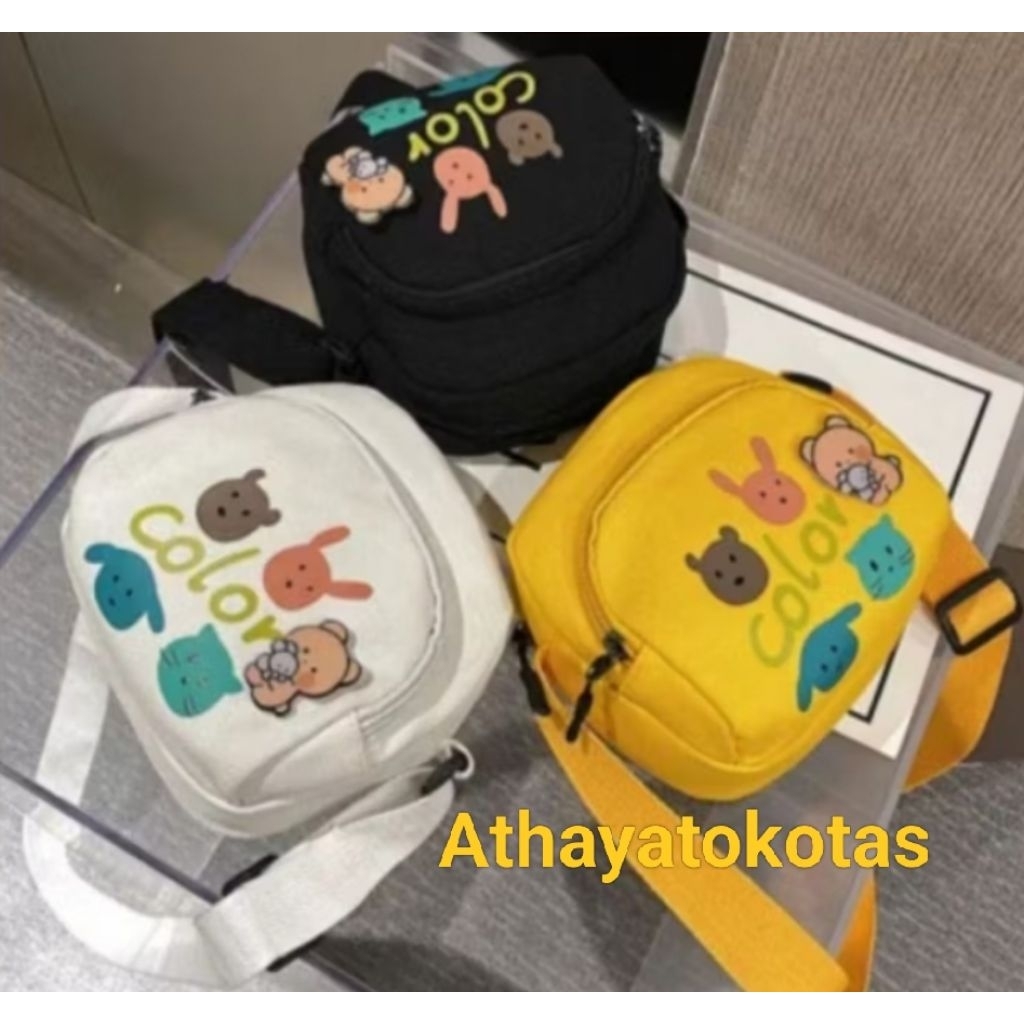 Tas Wanita Selempang Korea/ Tas Wanita Selempang Lucu