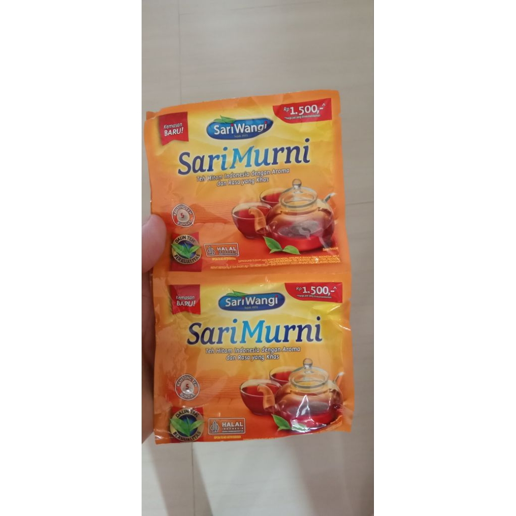 

teh sarimurni renceng isi 12 bungkus