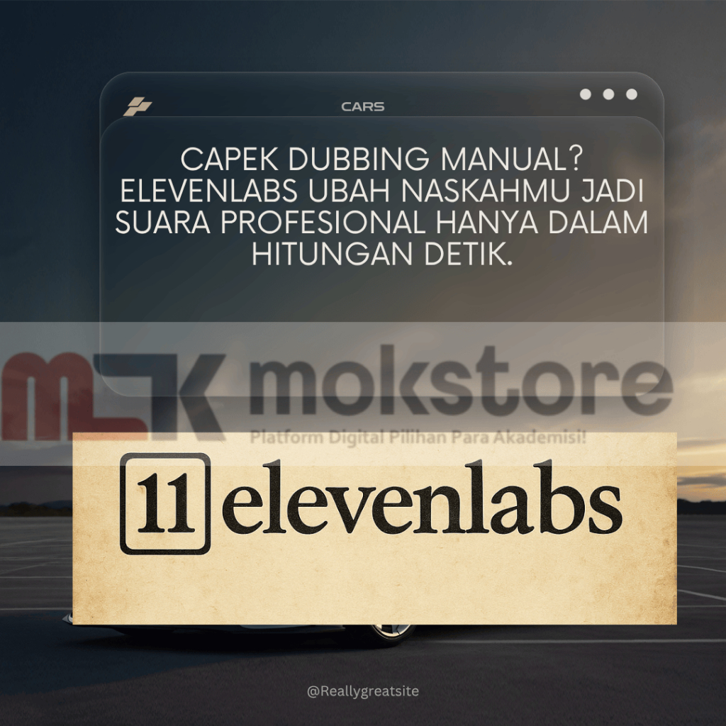 ElevenLabs Creator Plan Privaate 1 Bulan