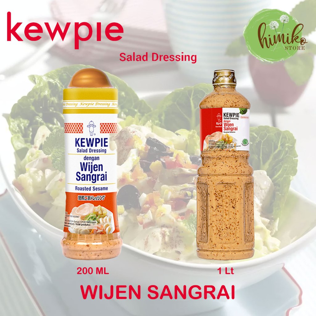 

Saus Dressing Salad Kewpie Wijen Sangrai / Kewpie Roasted Sesame 200 Ml / 1 Lt