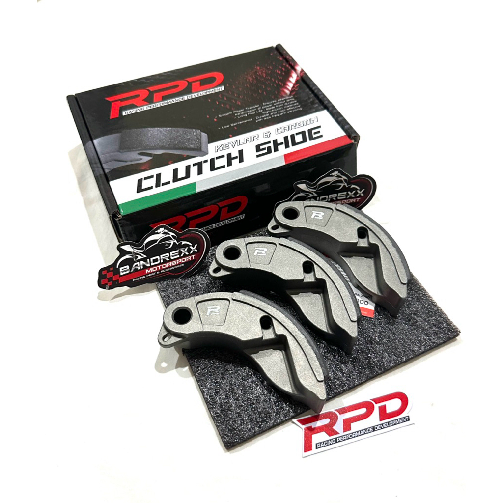 Kampas Ganda RPD Carbon Kevlar Original For Aerox 155-Nmax-Nmax Neo-Nmax Turbo-Lexi-Aerox Connected