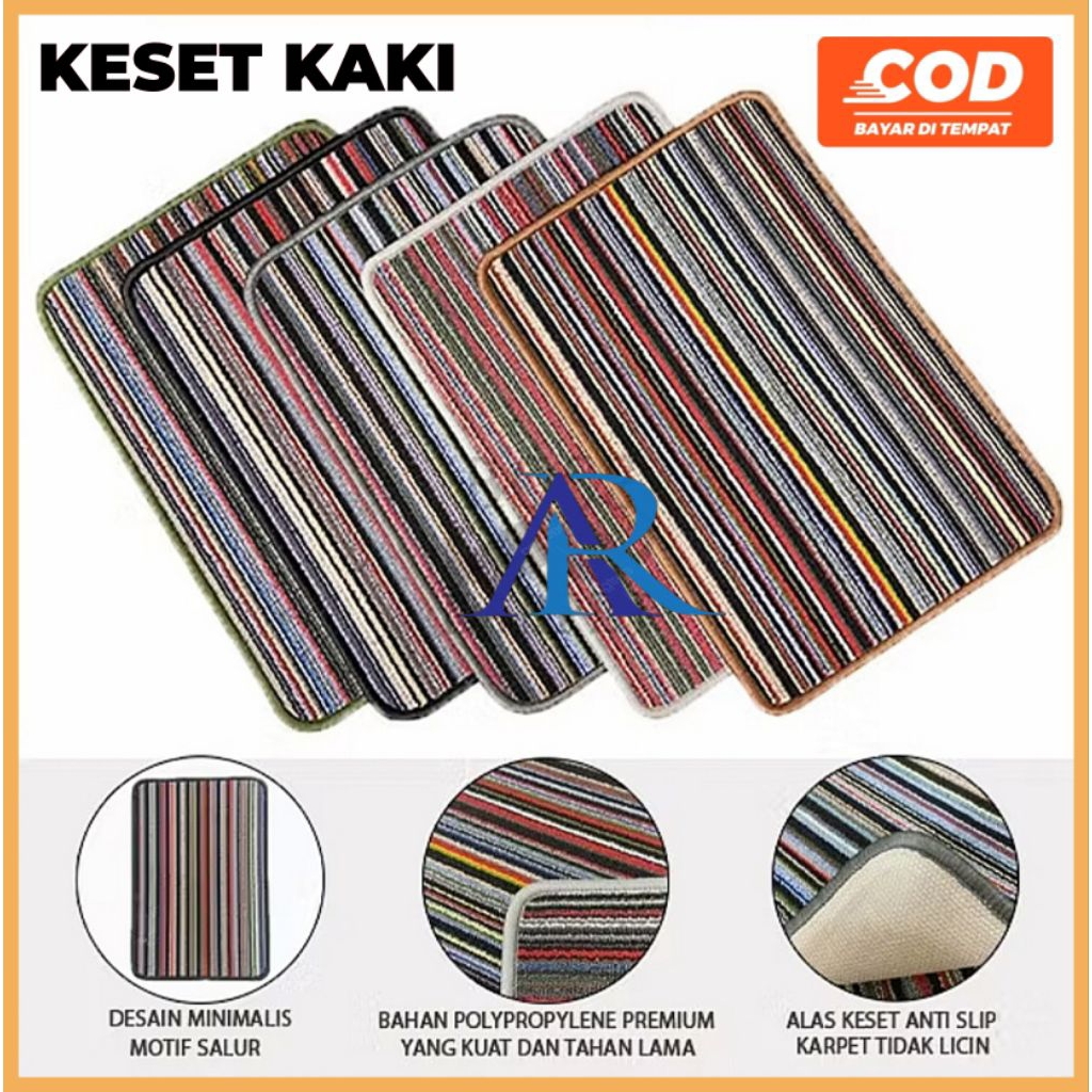Keset Kaki Anti slip/ Keset Motif Aesthetic/ Keset Dapur Serap Air/ Keset Rumah anti slip Murah