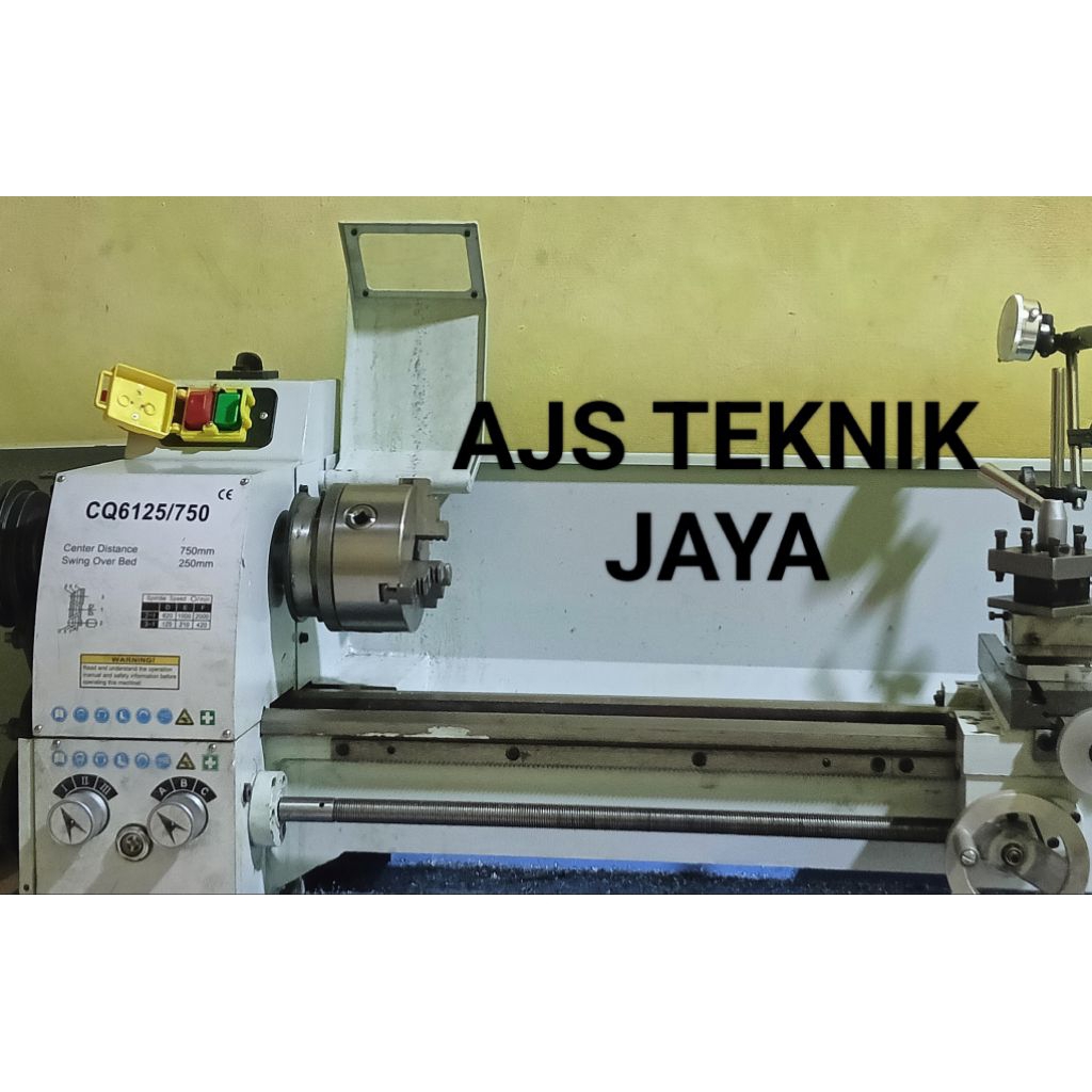 MESIN BUBUT BESI WESCO CQ6125/750 ORIGINAL