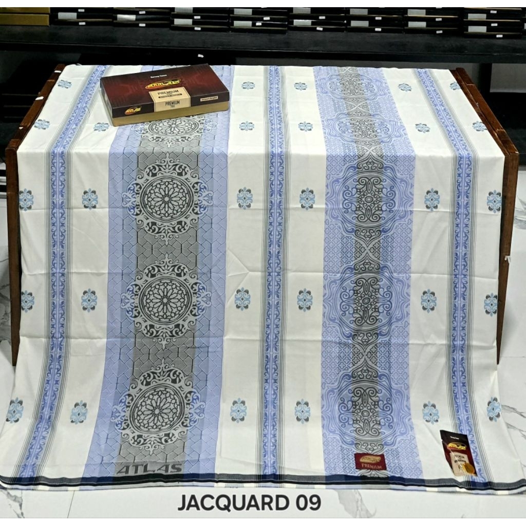 kualitas super sarung atlas jaguar premium 790 (full songket)