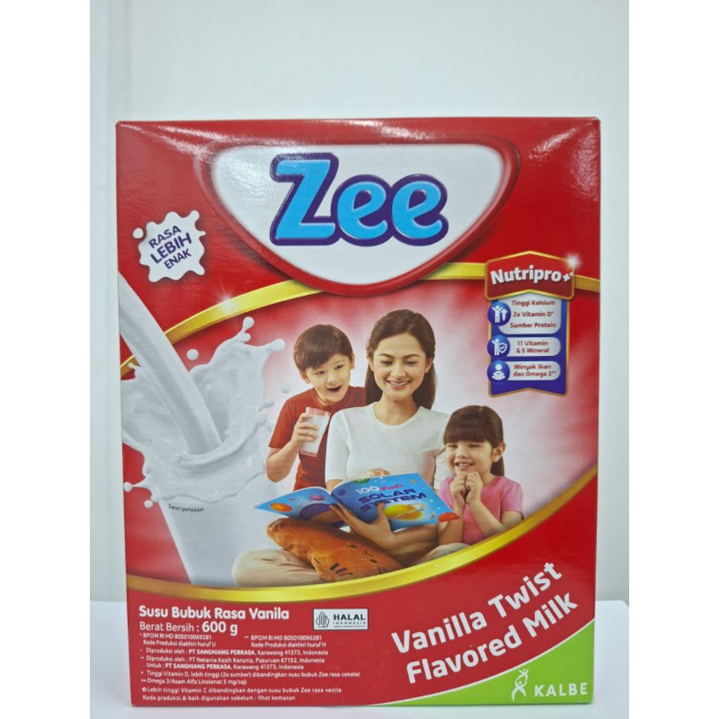 

Zee - Susu bubuk rasa vanila 600g