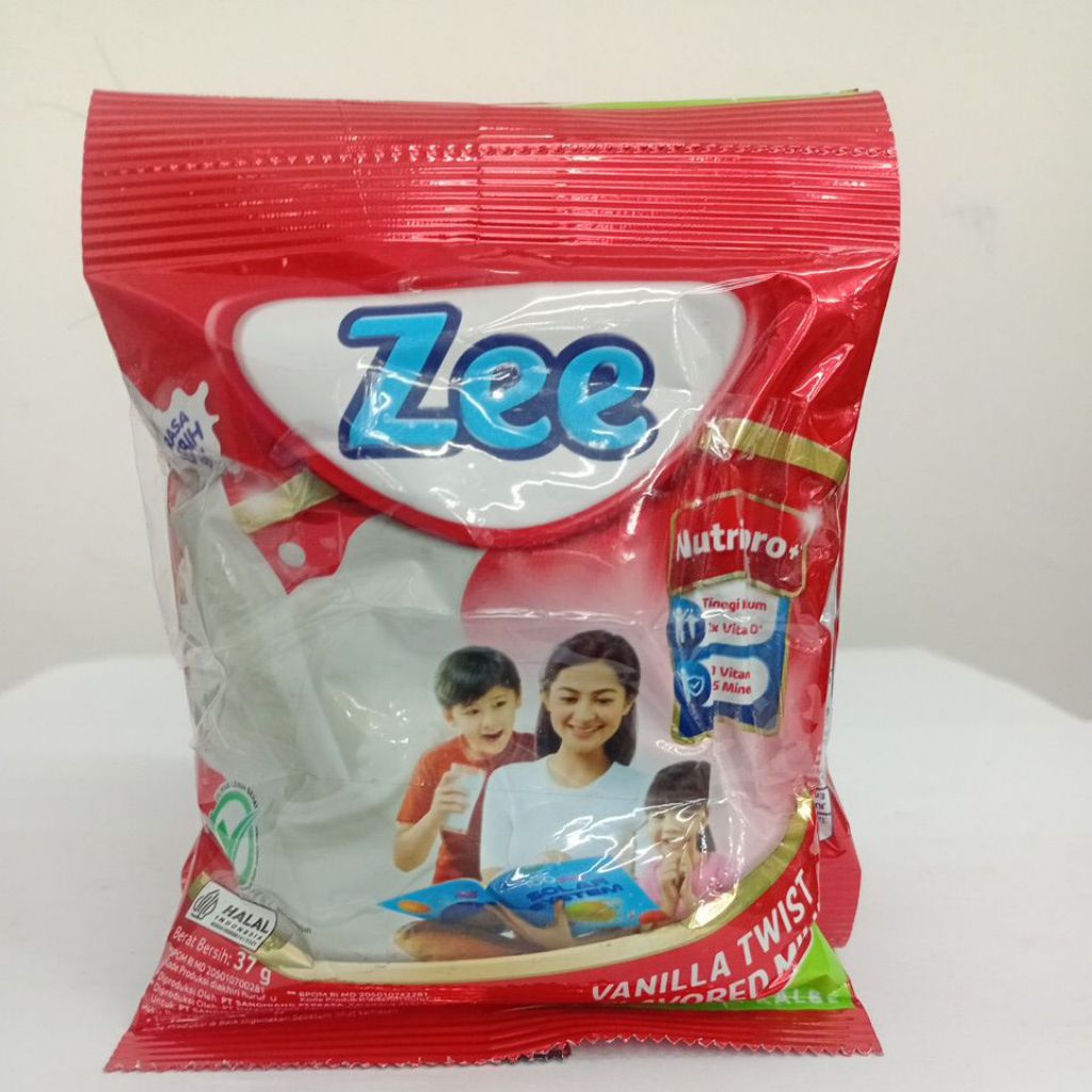 

Zee - Susu bubuk Sachet Rasa Vanila 10 x 37g
