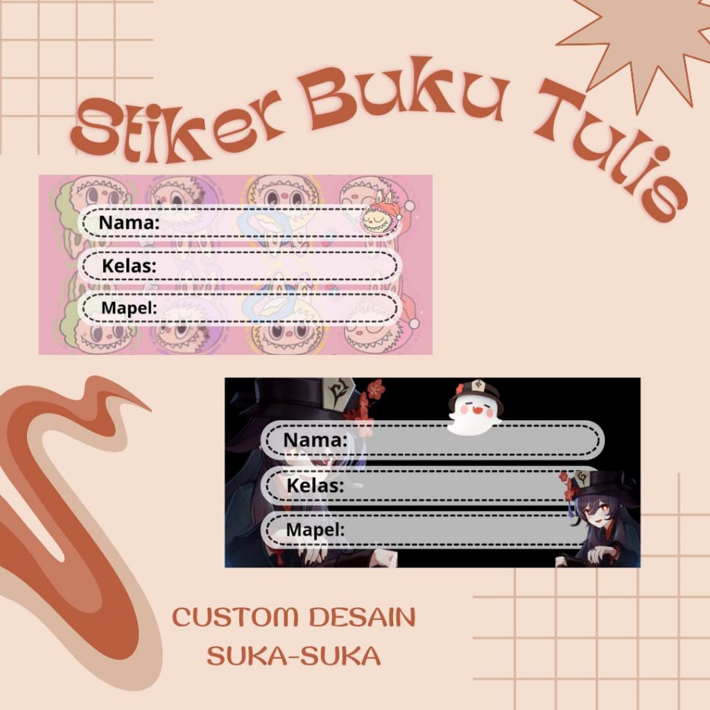 

stiker buku
