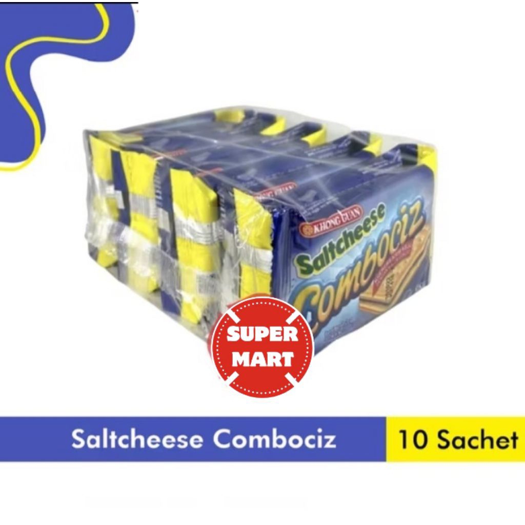 

Saltcheese Combociz 1 Pak Renceng 10Pcs Biskuit Khong Guan Keju Coklat