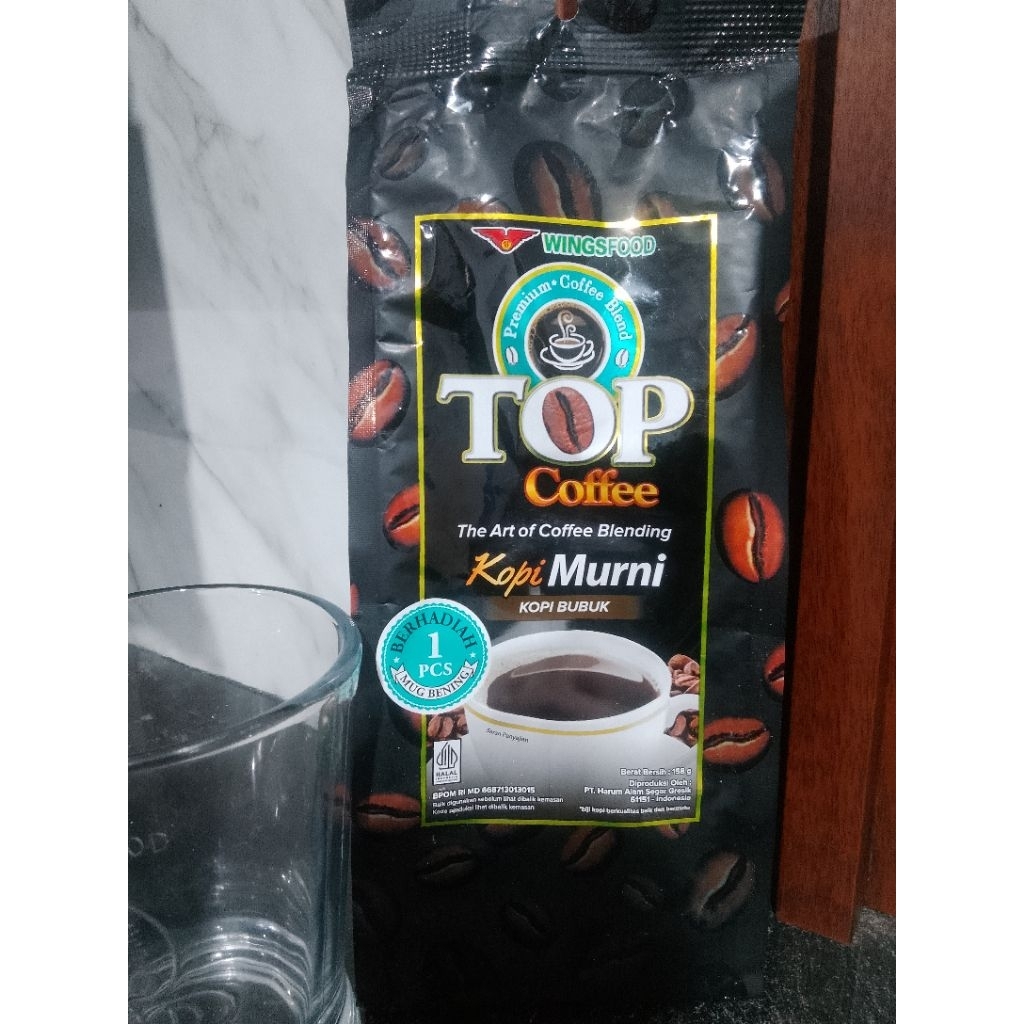 

TOP Coffee Kopi Murni Kopi Bubuk 158g