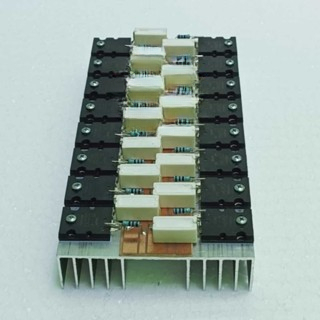 Rakitan 8Set Final Transistor TOSHIBA 2SA 1943 2SC 5200 Original + Heatsink Tebal 2mm