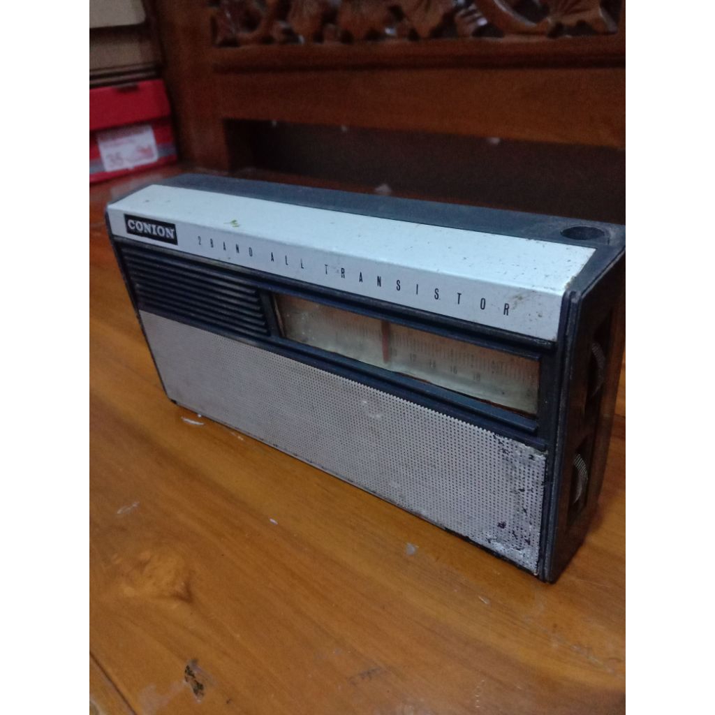 Radio Jadul SW Conion Bodi bersih Asli Taiwan