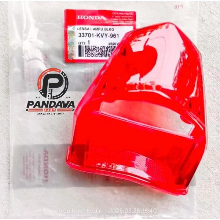 33701-KVY-961 LENS COMP TAILLIGHT BEAT KARBURATOR KACA MIKA LAMPU STOP BEAT KARBU MIKA LAMPU STOP BE