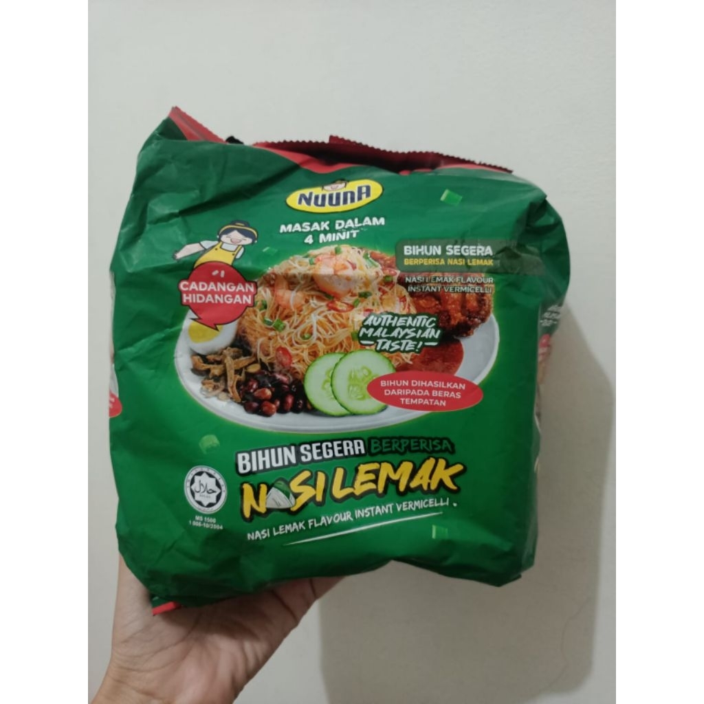 

BIHUN NUUNA NASI LEMAK/KEJU MELETUP