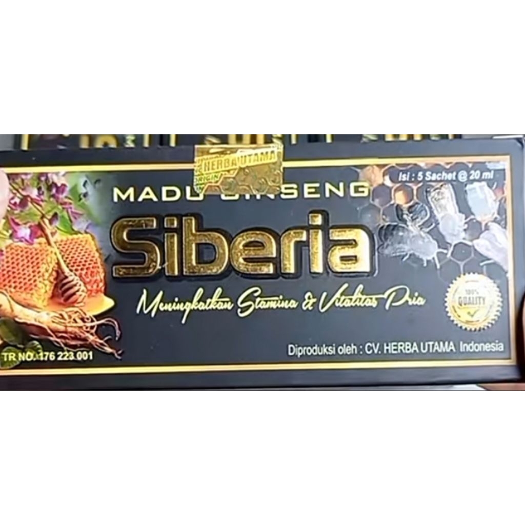 

madu gingsengsiberia original 1pk isi 5