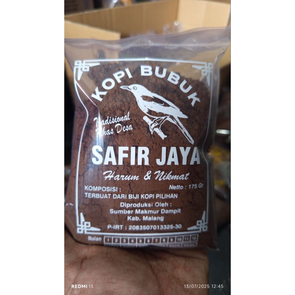 

kopi bubuk safir jaya 175 gram