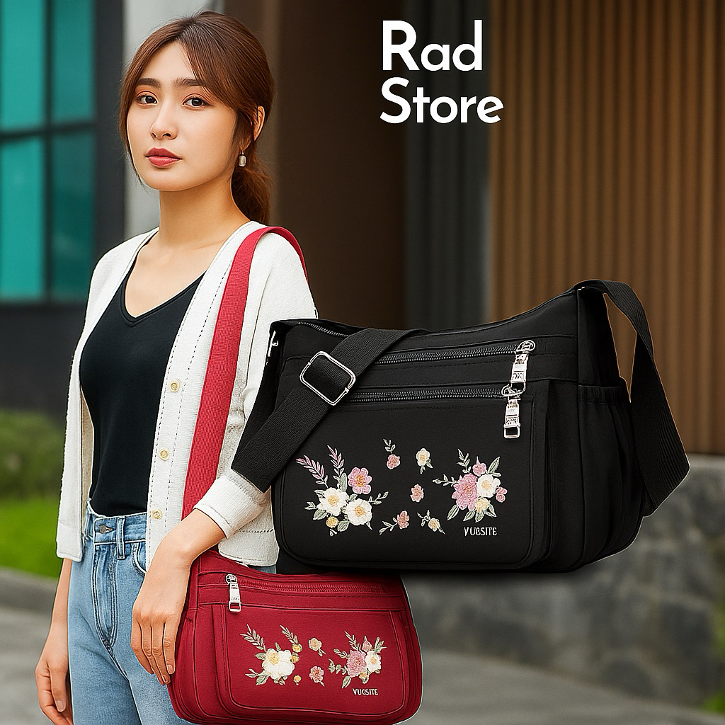 Tas Selempang Wanita Chibao Bunga Bordil Terbaru