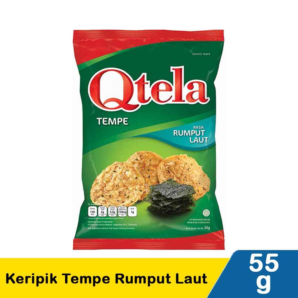 

[oddsolshop] pekanbaru/Qtela Keripik Tempe Rumput Laut 55GR Seaweed Snack