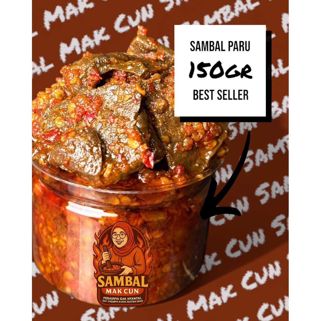 

Sambal Paru Enakkksss kemasan 150gr Mak Cun