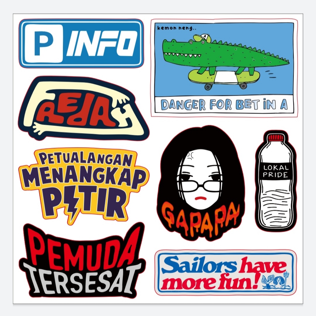 

Sticker Pack Kawaii Team Nyetel Pemuda Tersesat MLI