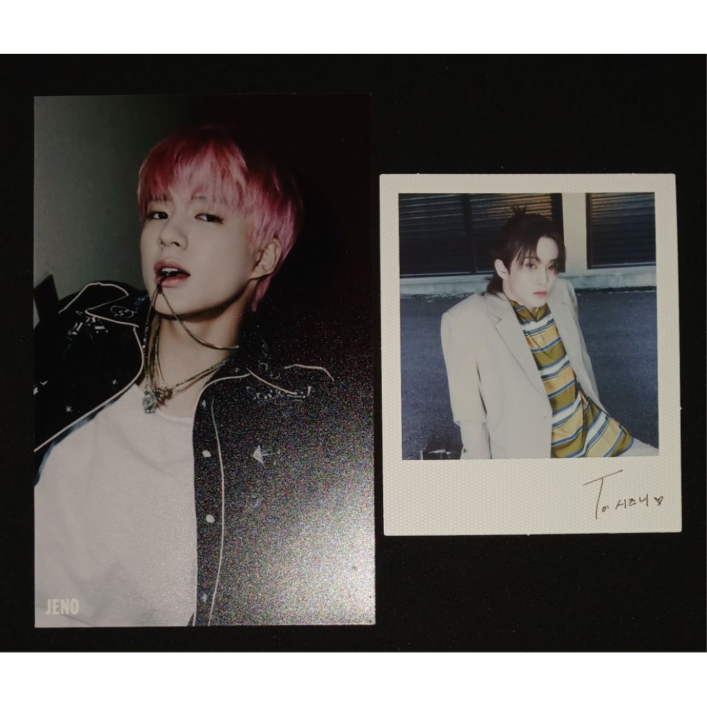 Postcard Jeno & Polaroid Mark NCT DREAM [Official Merch]
