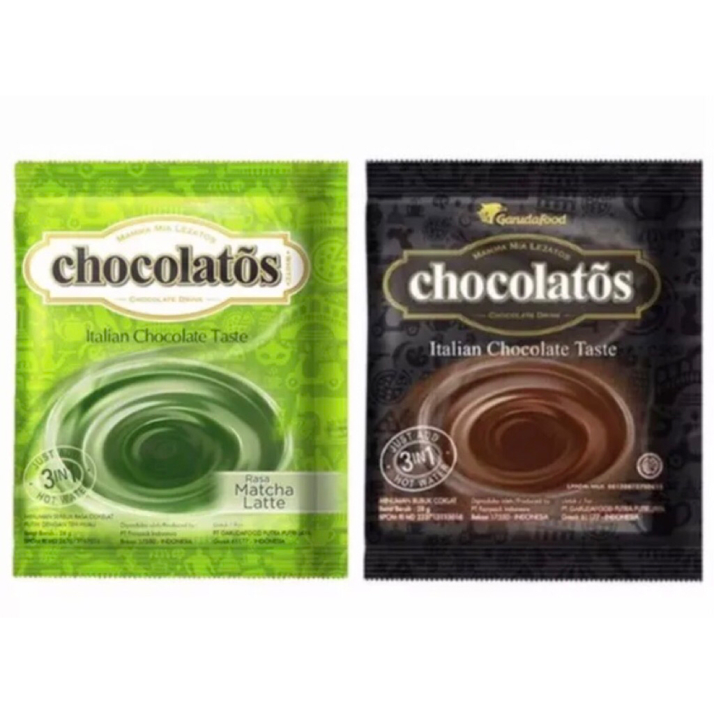 

Chocolatos drink dalam 1 pack yang berisi 10 sachet.