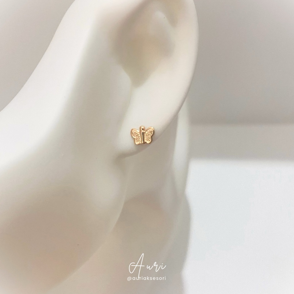 Aneka Anting Tusuk Wanita Elegan Lapis Emas