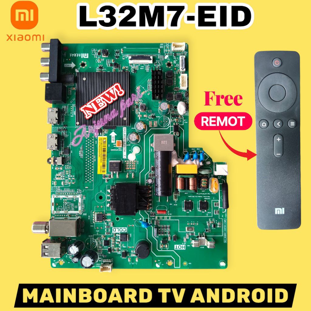 MAINBOARD TV XIAOMI L32M7-EAID / MB TV XIAOMI L32M7-EAID / MESIN TV XIAOMI L32M7-EAID / MODUL TV XIA
