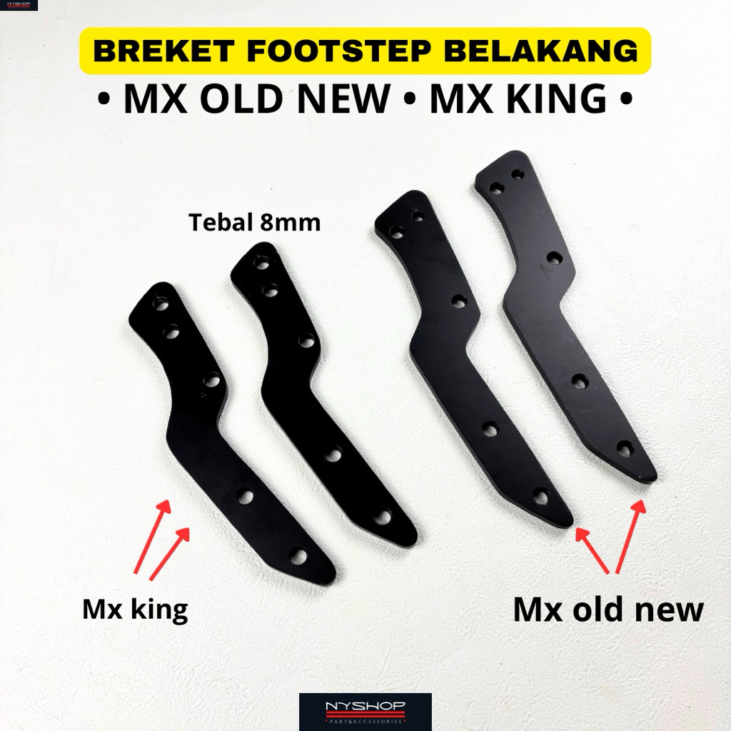 Breket Underbone Mx New 135 Old King 150 Tebal 8 mm Footstep Jupiter Mx New Old 135 Underbone Mx Kin