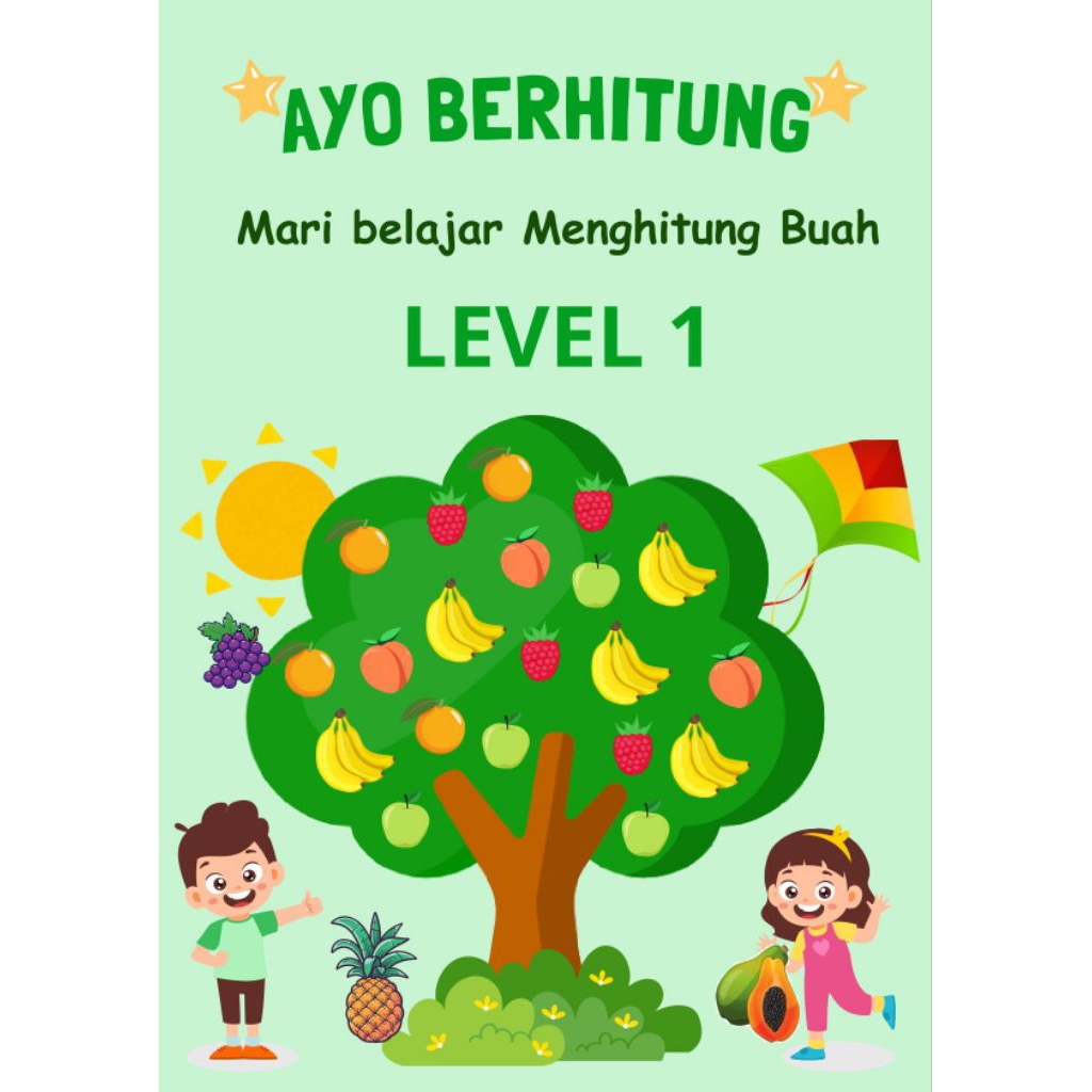 Buku Preschool Ayo Berhitung Level 1 | Worksheet Preschool Ayo Berhitung Level 1