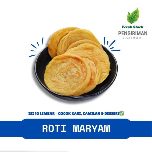 

ROTI MARYAM / ROTI CANE / ROTI CANAI ORIGINAL FROZEN | FreshStock