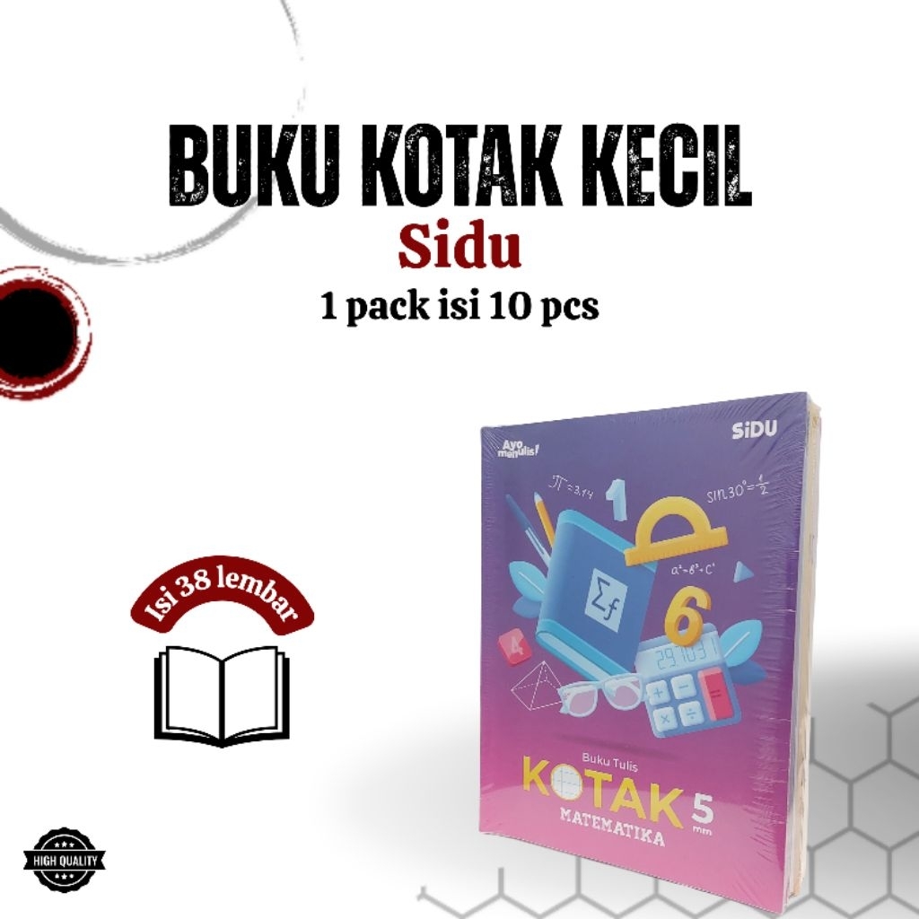 

Buku kotak kecil Sidu - buku matematika - buku streaming isi 38 lembar