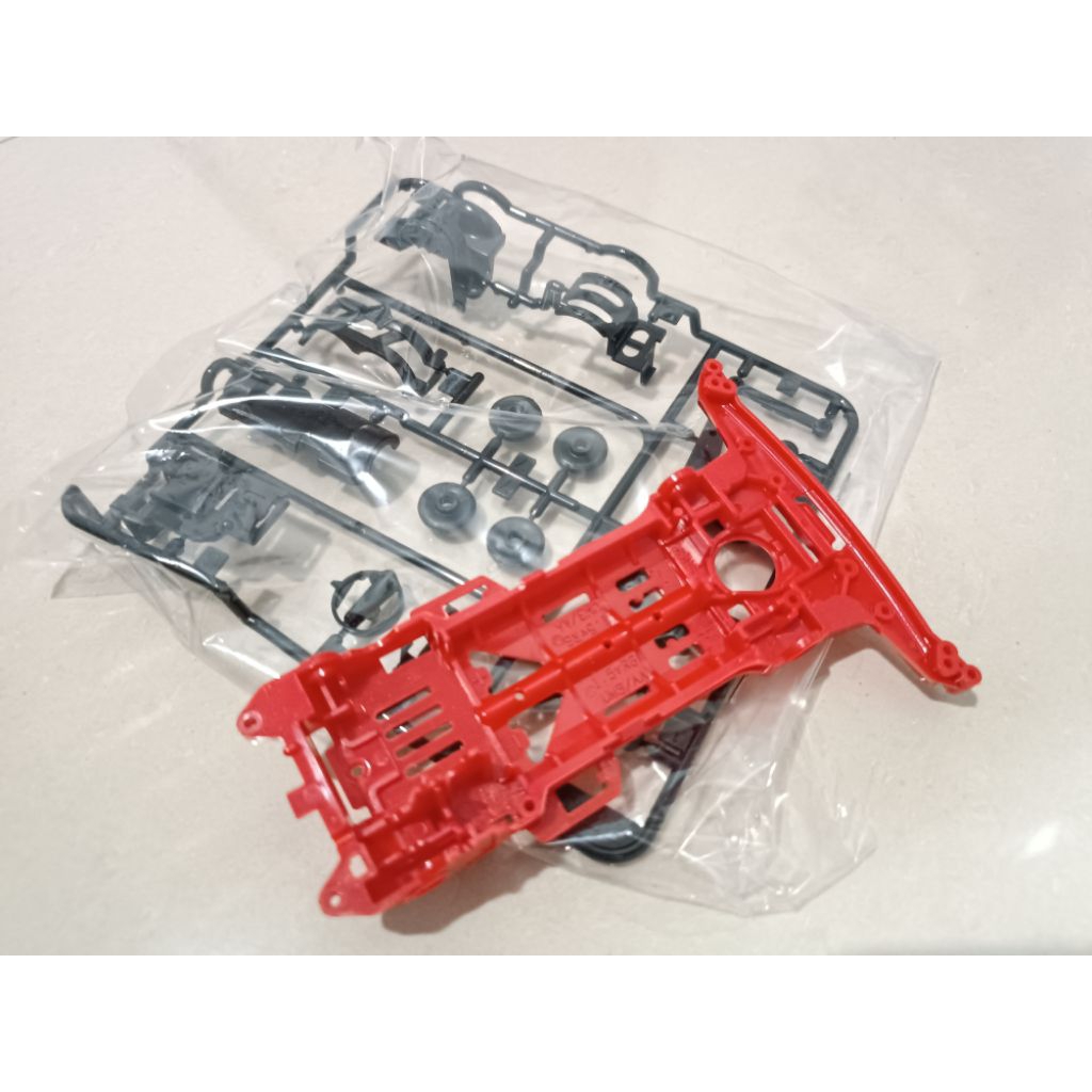 Chassis superII red black beak spider premium original tamiya