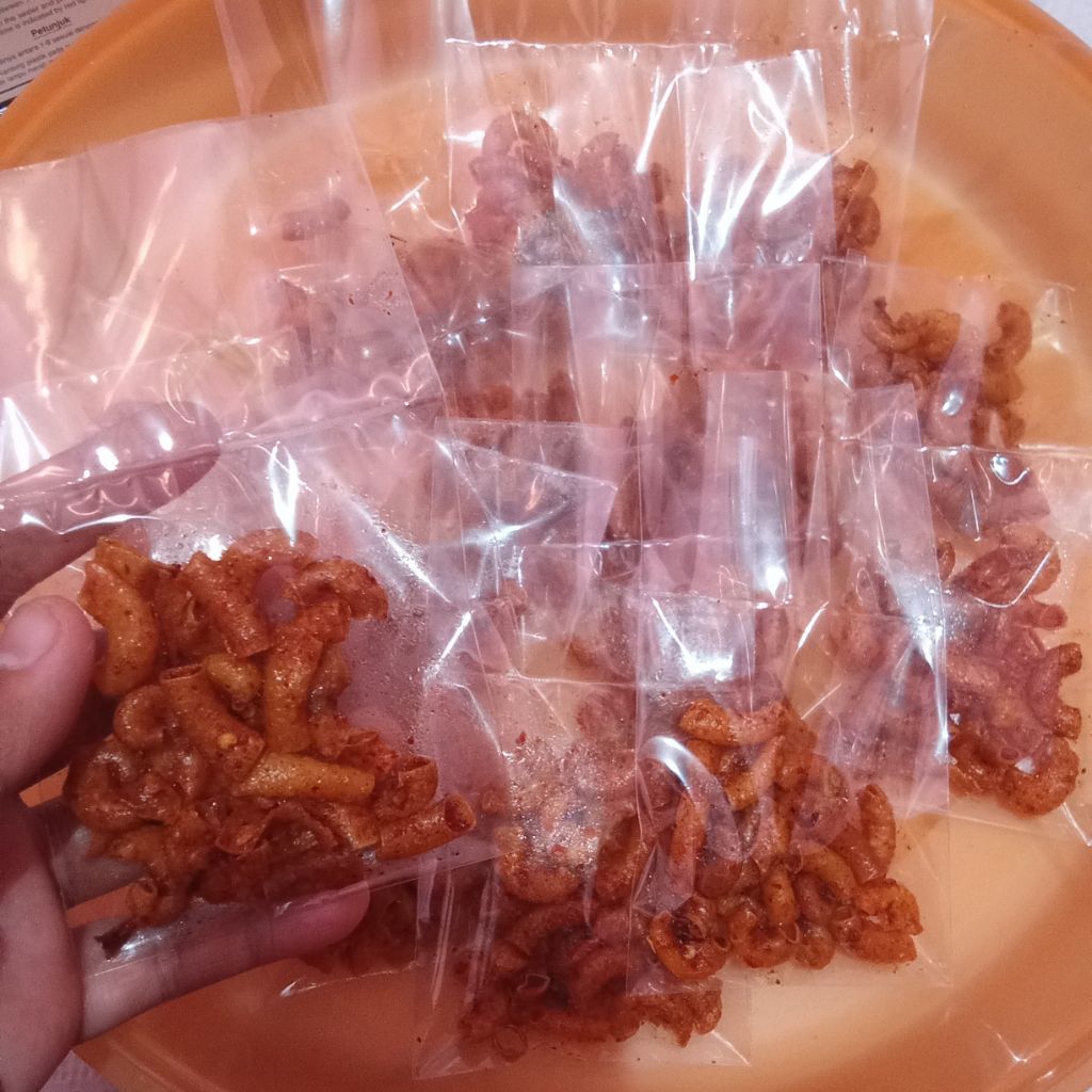 

10GR PAKET USAHA MAKARONI PEDAS GURIH - SEALER ISI 800AN COCOK BUAT JUALAN LAGI