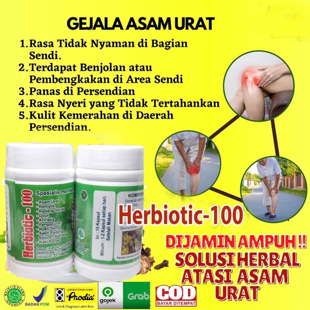Herbiotic 100 Original asli