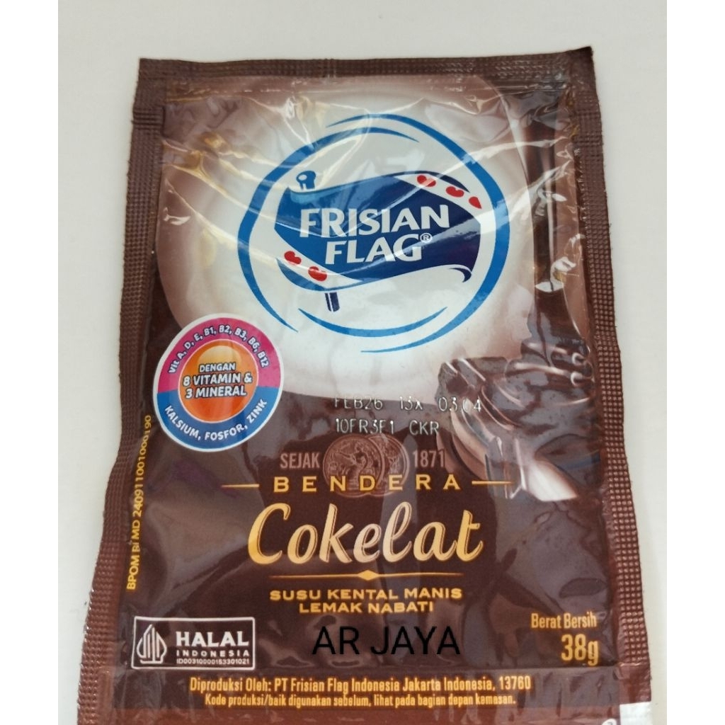 

Susu Frisian flag cokelat