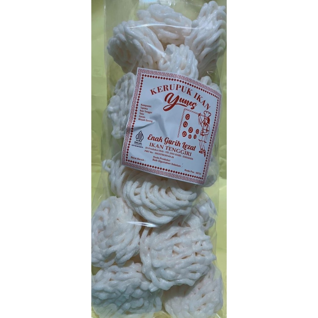 

Krupuk Mawar Ikan Tenggiri