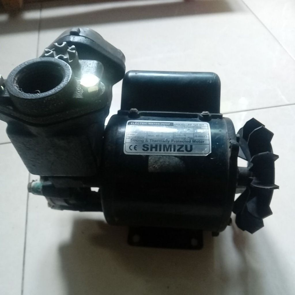 pompa air shimizu bekas