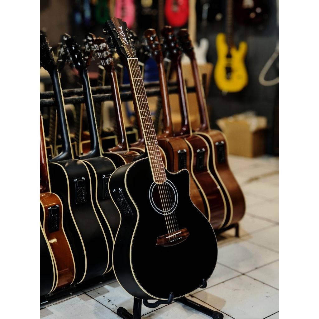 Gitar Akustik elektrik cole clark best quality
