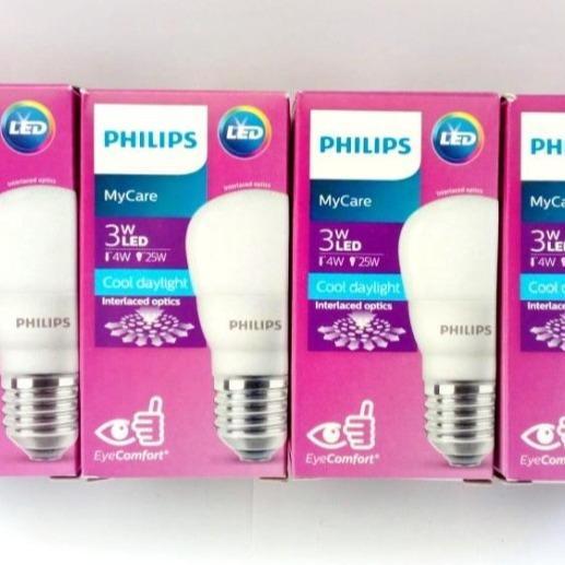 LAMPU BOHLAM LED 3 WATT PHILIPS LED BULB PHILIPS 3 WATT CAHAYA PUTIH LAMPU LED PHILIPS 3 WATT