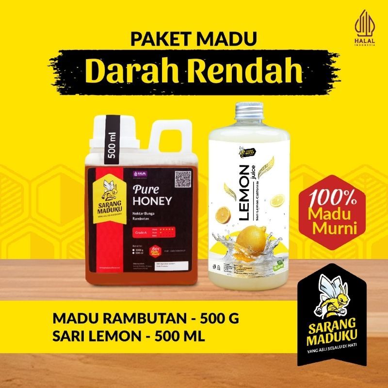 

Sarang Maduku Paket Darah Rendah Madu Rambutan Sari Lemon