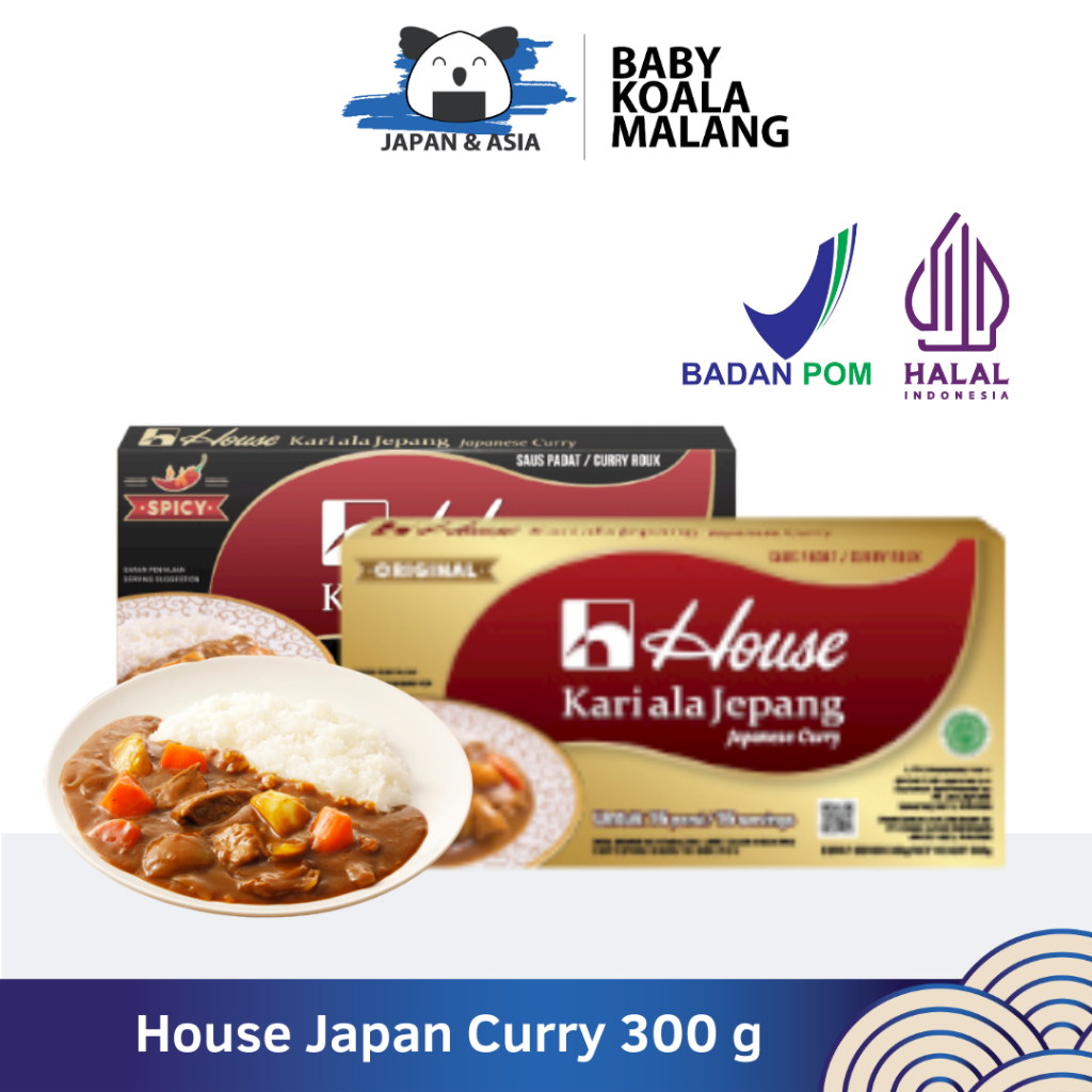 

HOUSE Japan Curry Kare Jepang 16 Porsi (300g) Halal │ Bumbu Kuah Kari Ramen Udon -Malang