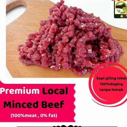 

PREMIUM local minced beef (sapi giling lokal)