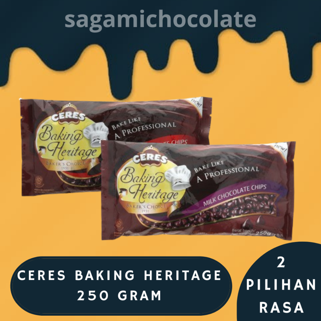 

CERES BAKING HERITAGE 250 GRAM MILK / DARK