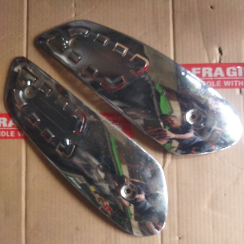 COVER TANGKI SAMPING 𝗬𝗔𝗠𝗔𝗛𝗔 L2G  𝙎𝙚𝙘𝙤𝙣𝙙 𝙊𝙍𝙄𝙂𝙄𝙉𝘼𝙇 COPOTAN TUTUP TENGKI CHROM L 2 G SUPER MINTHI