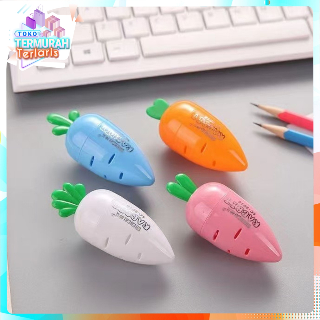 

TTT Peraut Pensil Motif Wortel Rautan Pensil Karakter Tikus Lucu Pencil Shaperner Alat Tulis Sekolah Serutan Pensil Anak Stationary Study