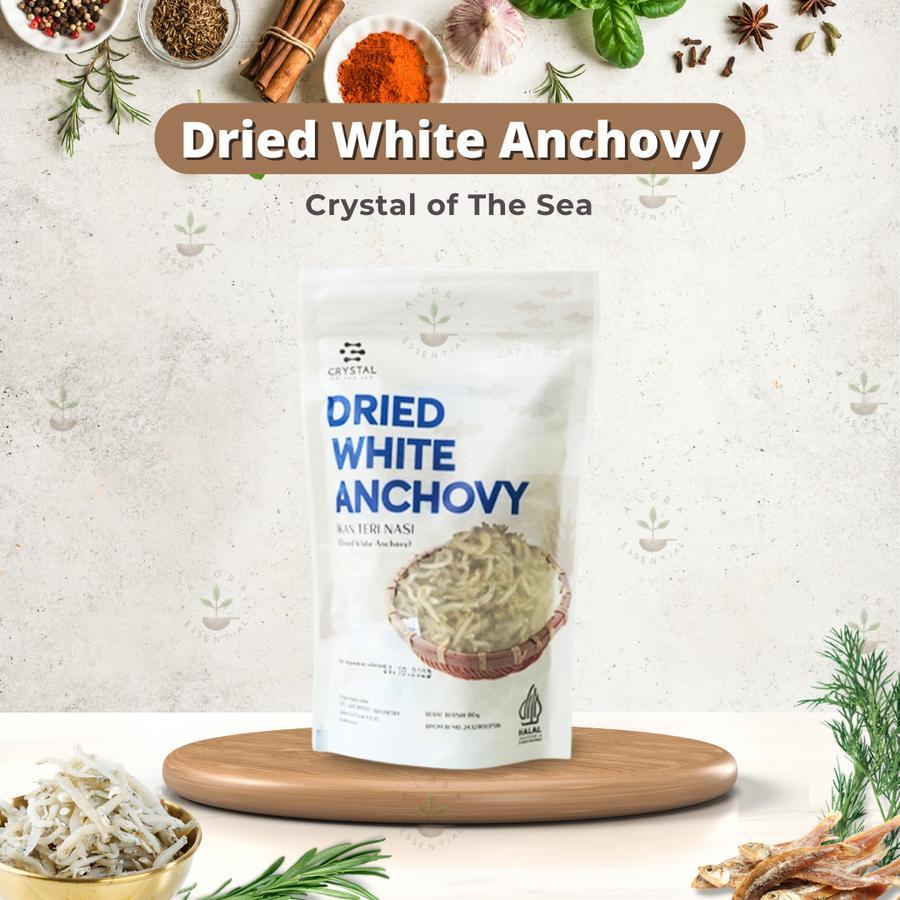 

Crystal of The Sea Dried White Anchovy 80g - Ikan Teri Nasi Kering