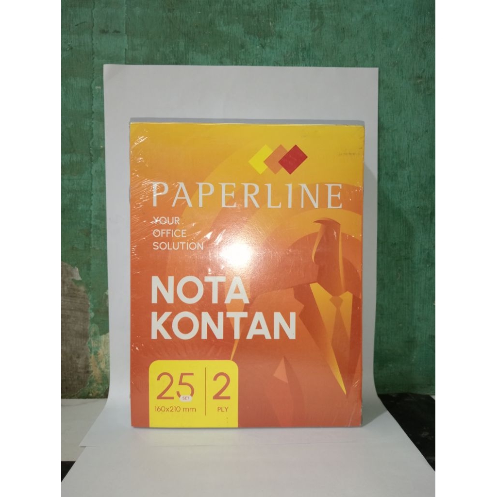 

Nota Kontan 2ply 25set ukuran 160x210mm Rp 12000