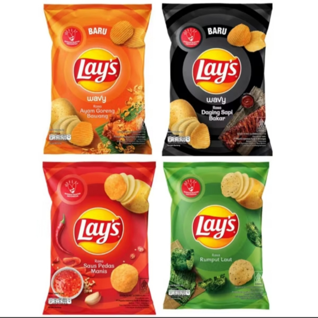 

LAYS KERIPIK KENTANG 31GR & 64GR SEMUA VARIANT RASA