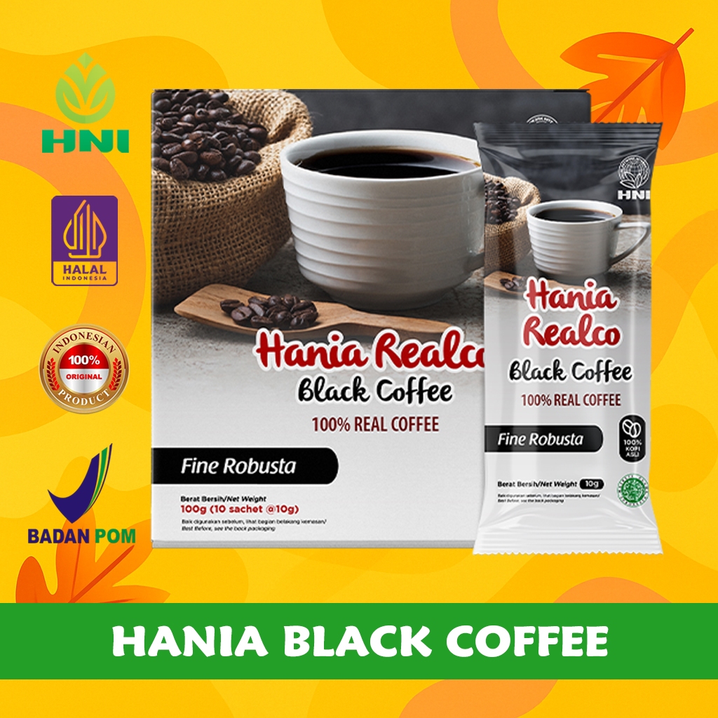

HANIA REALCO BLACK COFFEE FINE ROBUSTA - Kopi Robusta bubuk